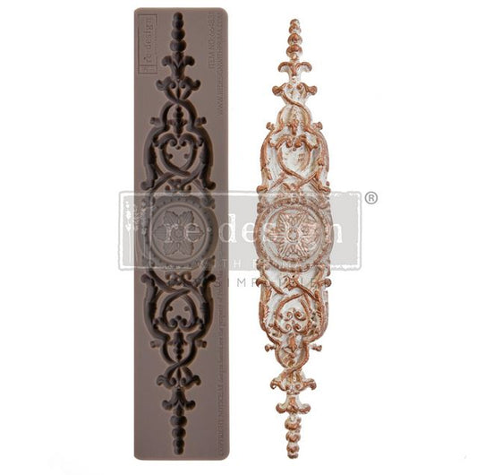 Brigette Decor Mould® - Silicone Decor Mould - Redesign with Prima - 1.5”x7″x8mm ~ Enlightened Etchings ~ 1 pc, 5″x10″x8mm (Copy)
