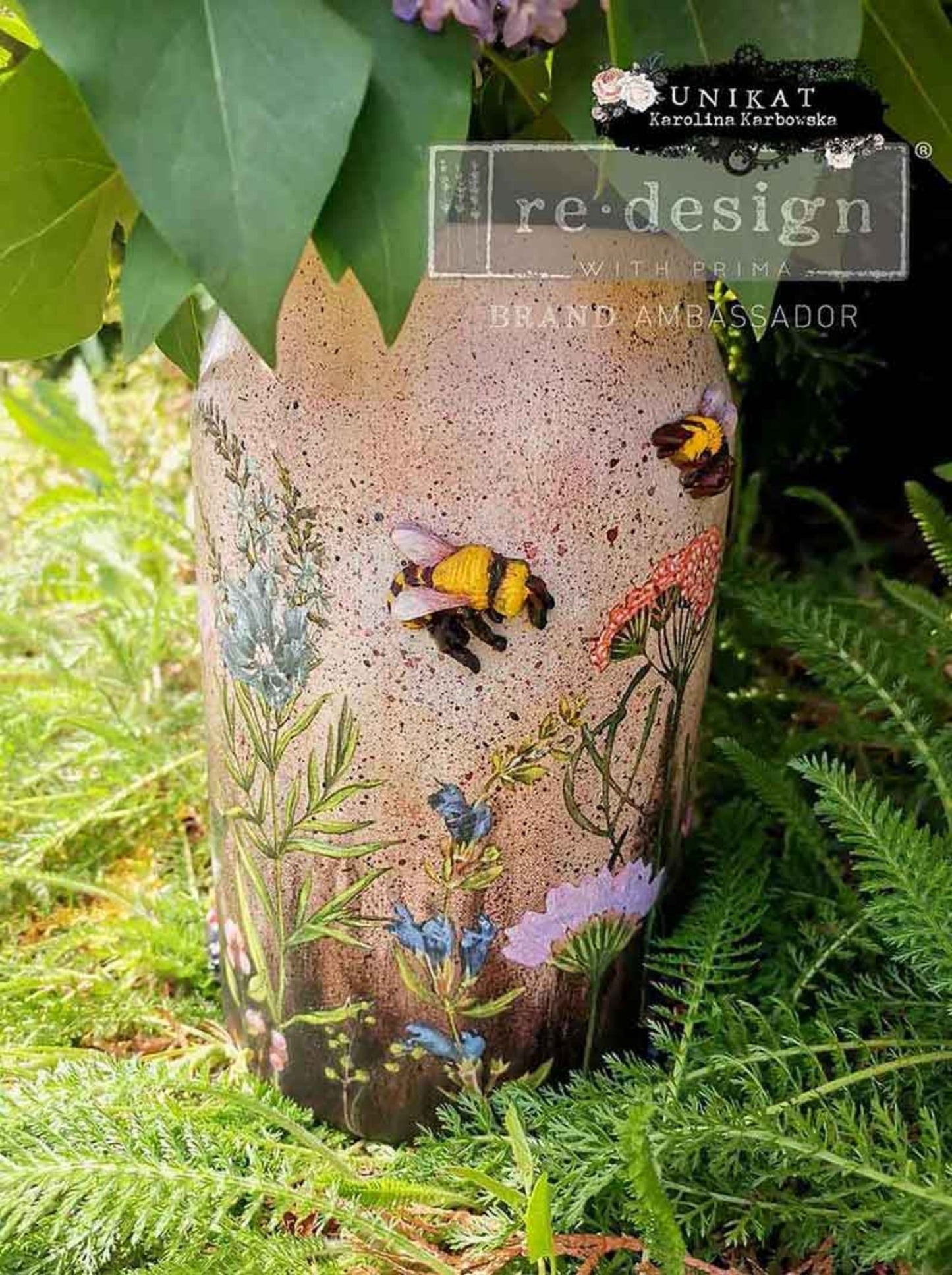 Decor Moulds® – Buzzing Beauties – 1 pc (5″ x 8″ x 8mm)