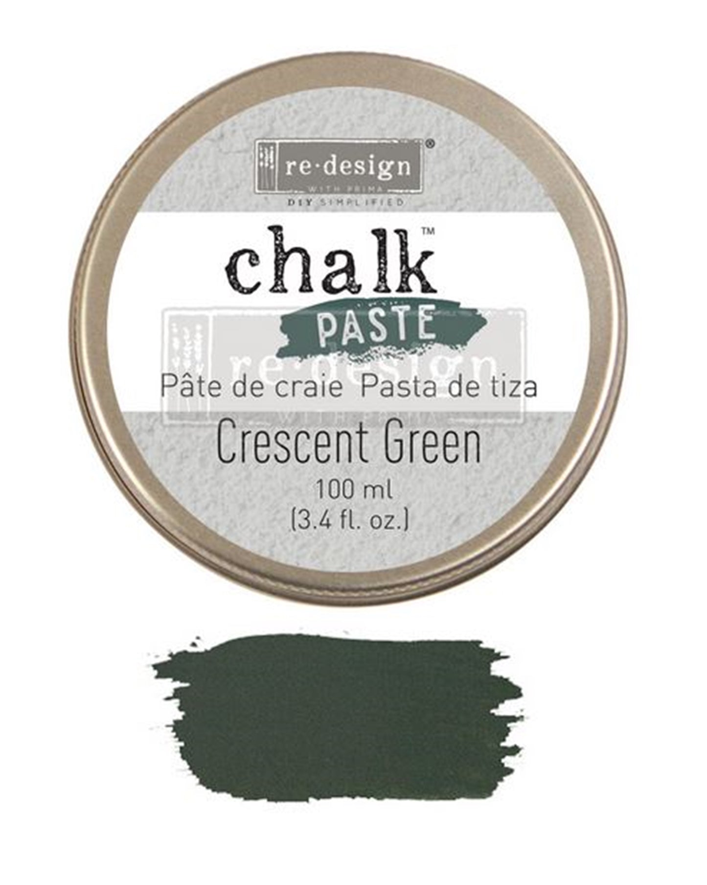 Crescent Green Chalk Paste – Re·Design with Prima (100ml)