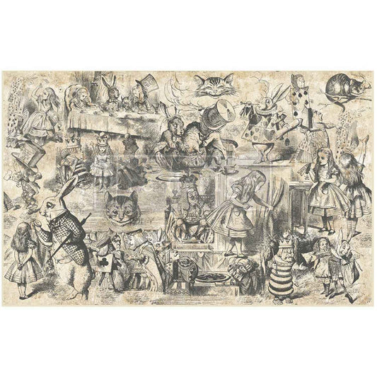 Dreaming in Wonderland ~ DÉCOUPAGE DÉCOR TISSUE PAPER – 19.5″ x 30″