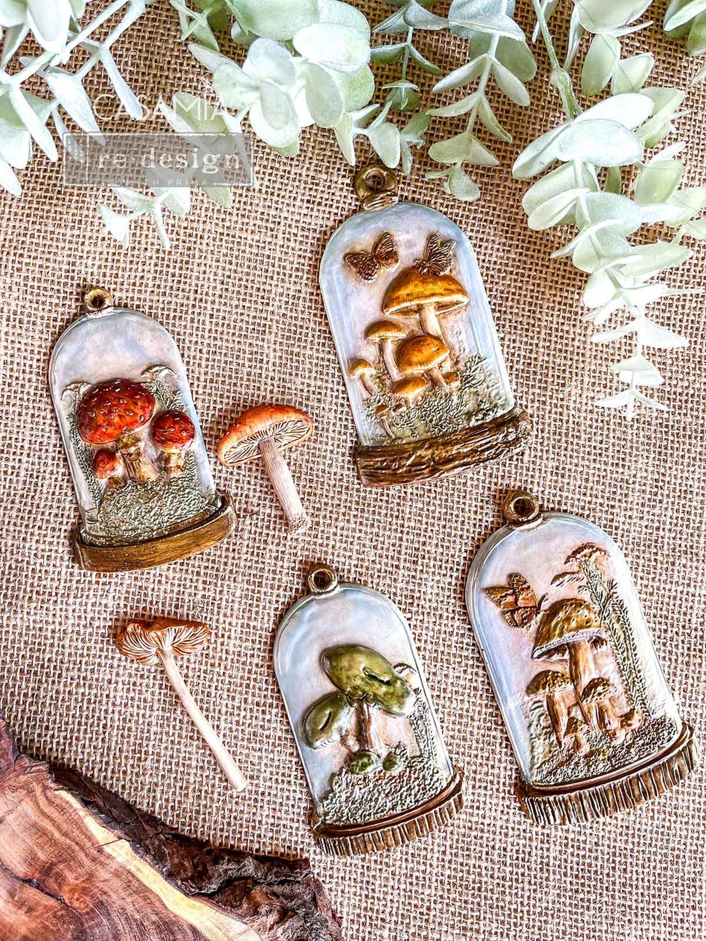 Enchanted Shroom Decor Mould – Mushroom Cloche Design by Re·Design with Prima – 10″x5″, 8mm thickness