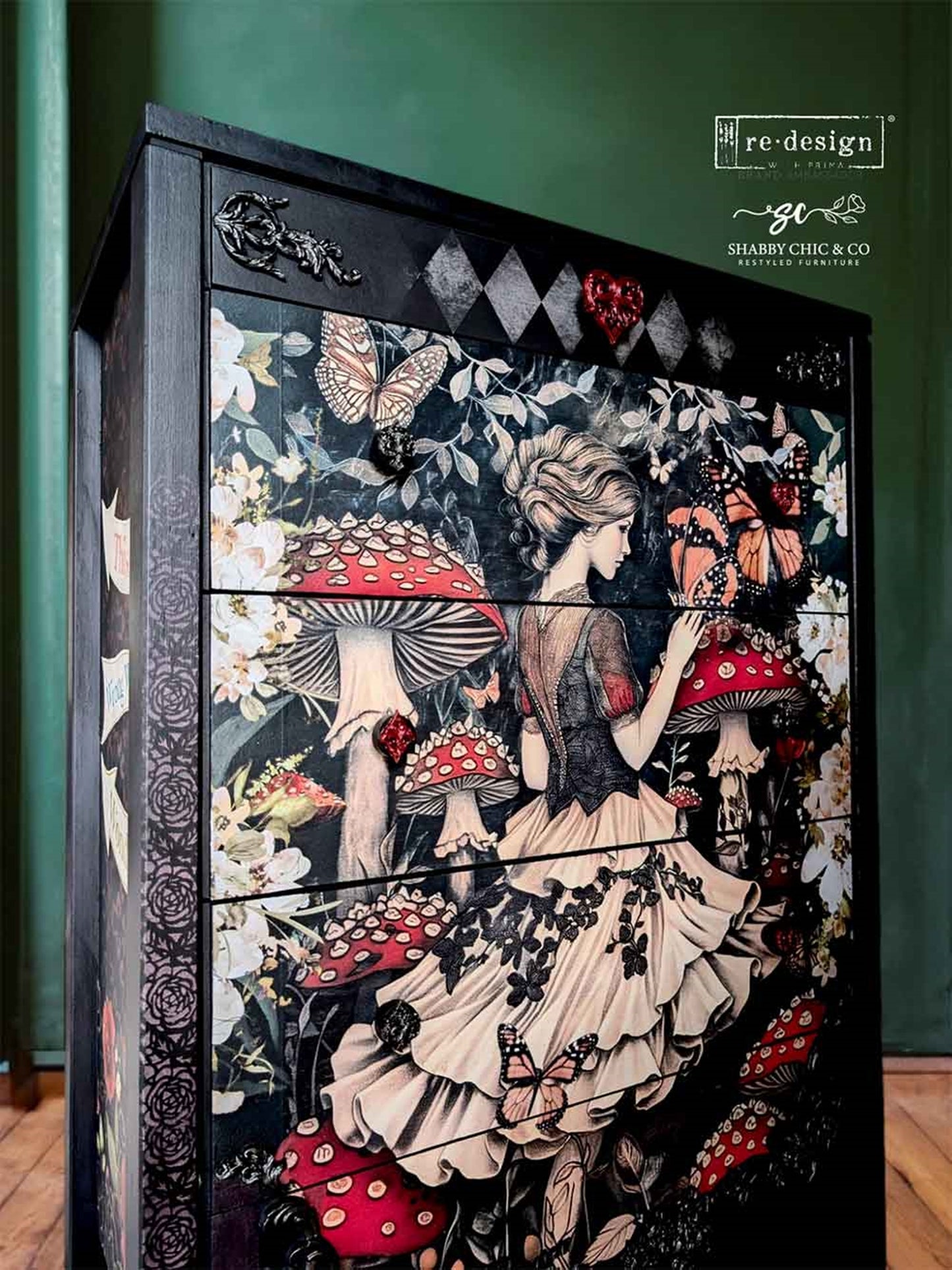 Enigmatic Realm A1 Decoupage Fiber - Redesign Decor Tissue Paper ~ Decoupage Paper for Furniture 23.4" x 33.1″