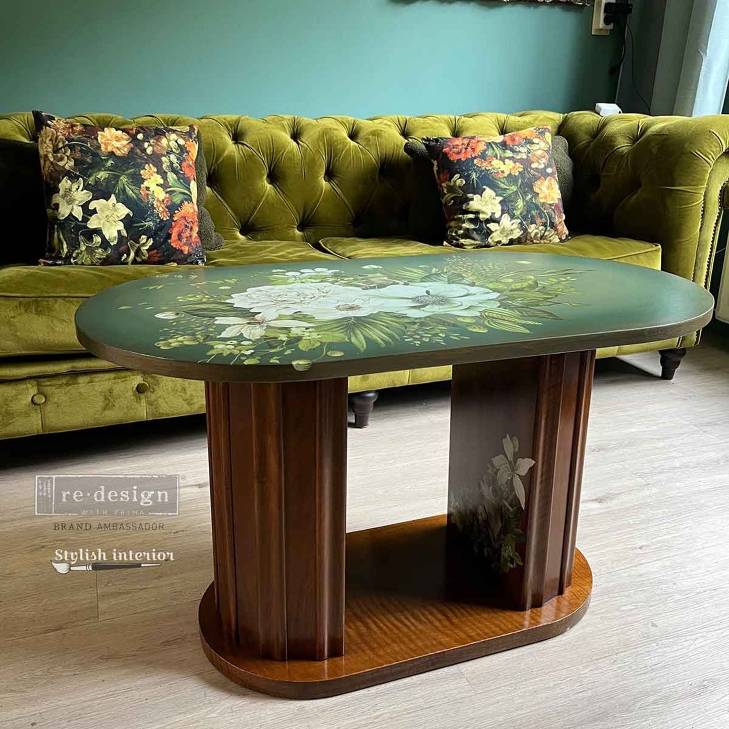 Froggy Meadow Greens - Large Redesign with Prima Decor Transfers®
