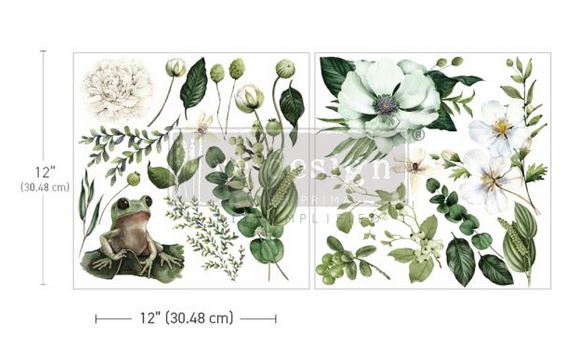 Froggy Meadow Greens - Maxi Decor Transfers®