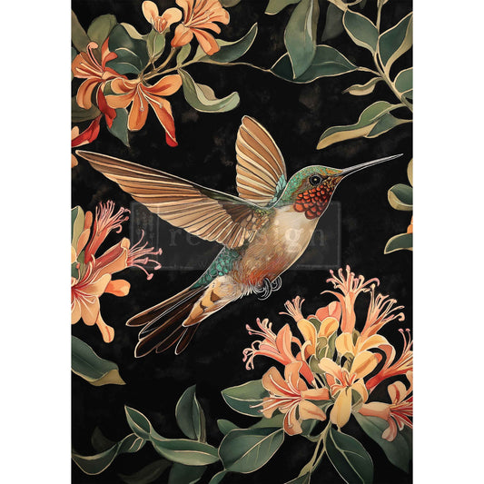 A3 Decoupage Fiber Paper – Garden Flutter – 1 Sheet, 11.7″ x 16.5″