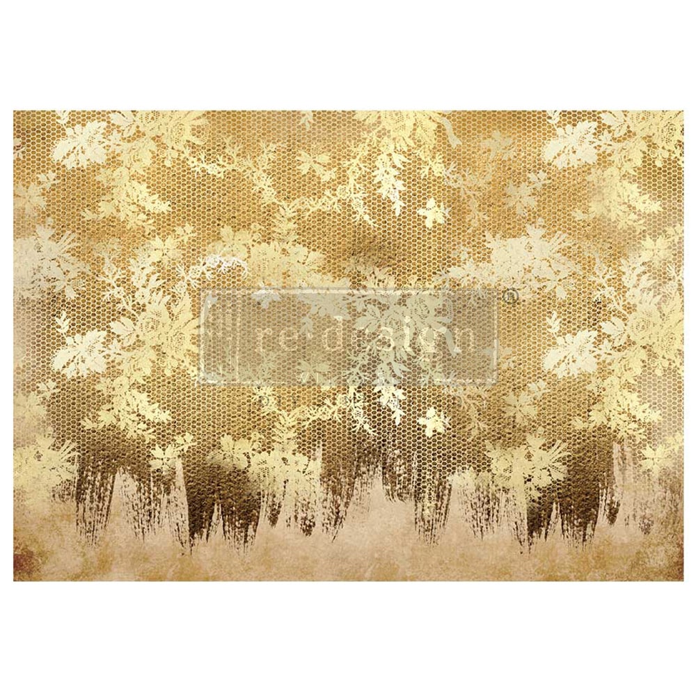 Gilded Lace A1 Decoupage Fiber