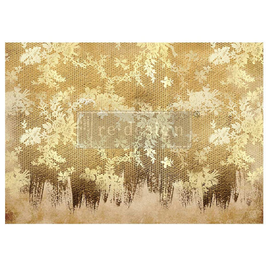 Gilded Lace A1 Decoupage Fiber