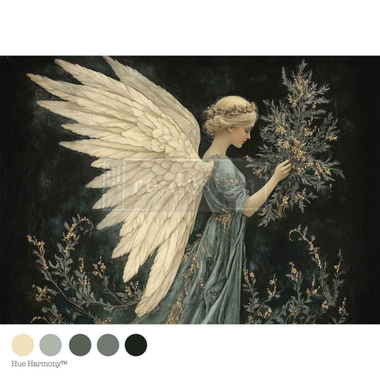 Heavenly Noel - A4 Decoupage - Redesign Decor Tissue Paper ~ Decoupage Paper for Furniture 8.27″x11.69″
