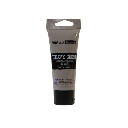 Prima Art Basics Heavy Gesso – Black (2 oz)