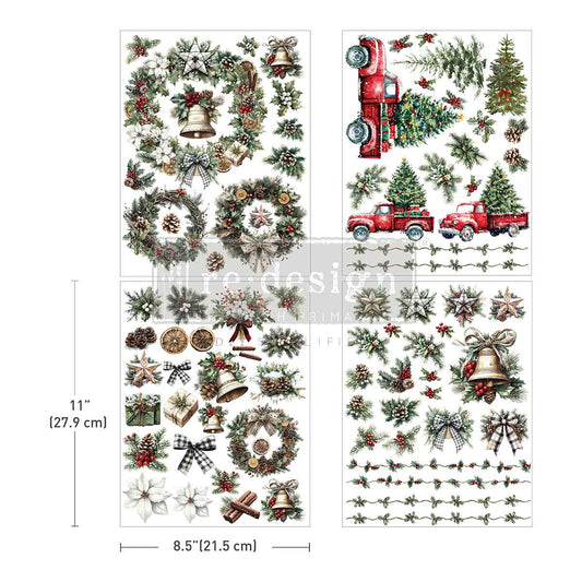 Middy Plus Transfers® – Home for the Holidays – 3 Sheets + 1 Bonus Sheet, 8.5″ x 11″
