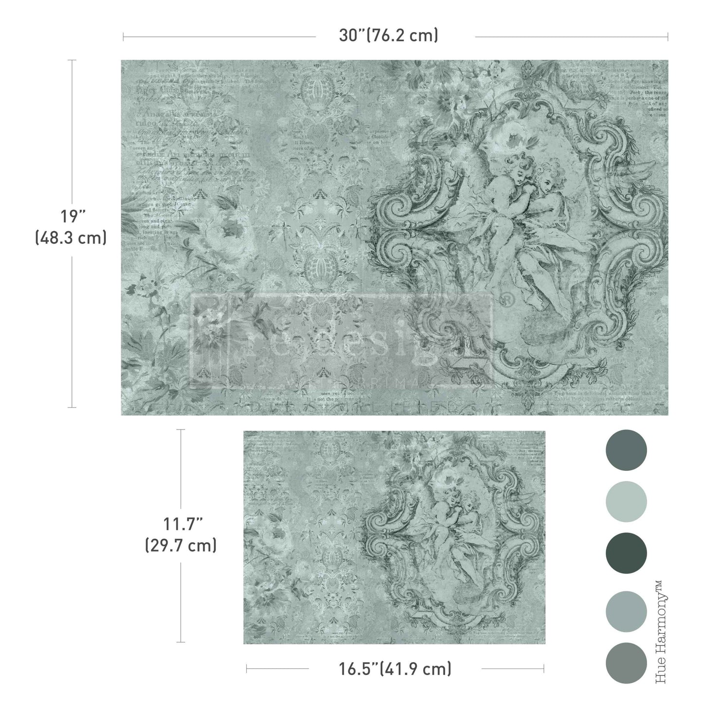 Cherub decoupage fiber paper set with French cottage style project inspiration