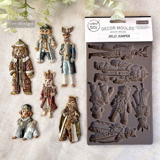 Jolly Jumper Decor Moulds® – 5″ x 8″ x 8mm Redesign with Prima