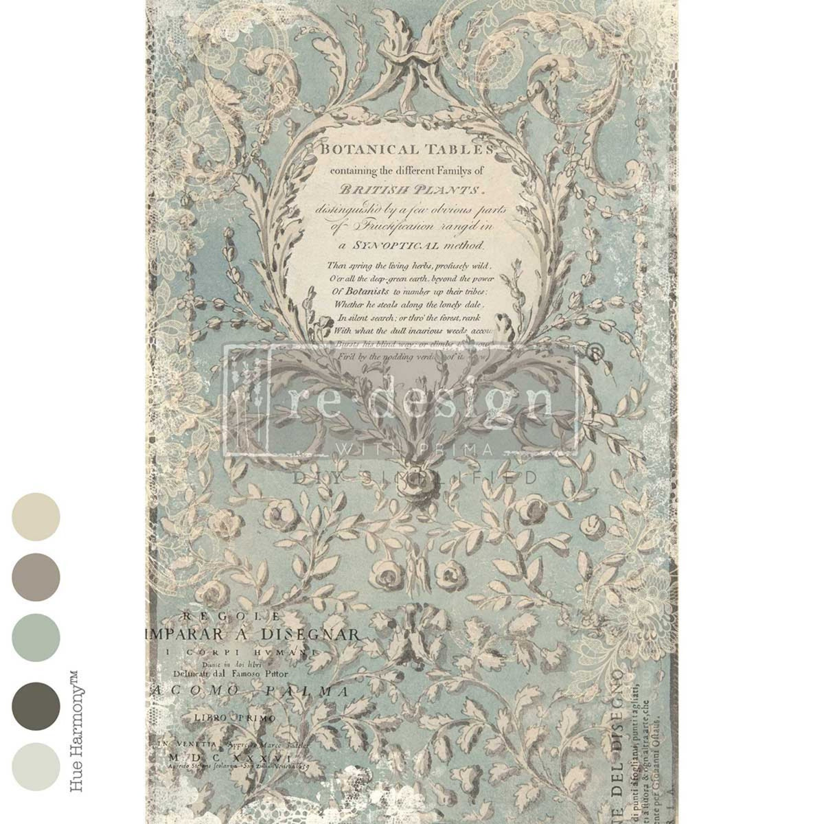Linnaeus’s Ghost Decoupage Décor Fiber – 19.5″ x 30″