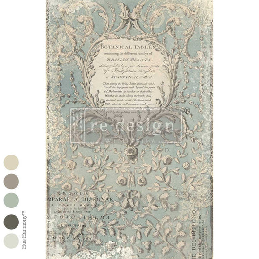 Linnaeus’s Ghost Decoupage Décor Fiber – 19.5″ x 30″