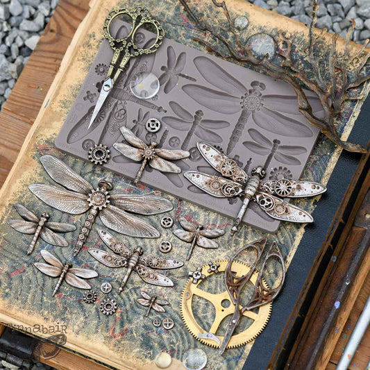 Finnabair Décor Moulds® – Machine Dragonflies