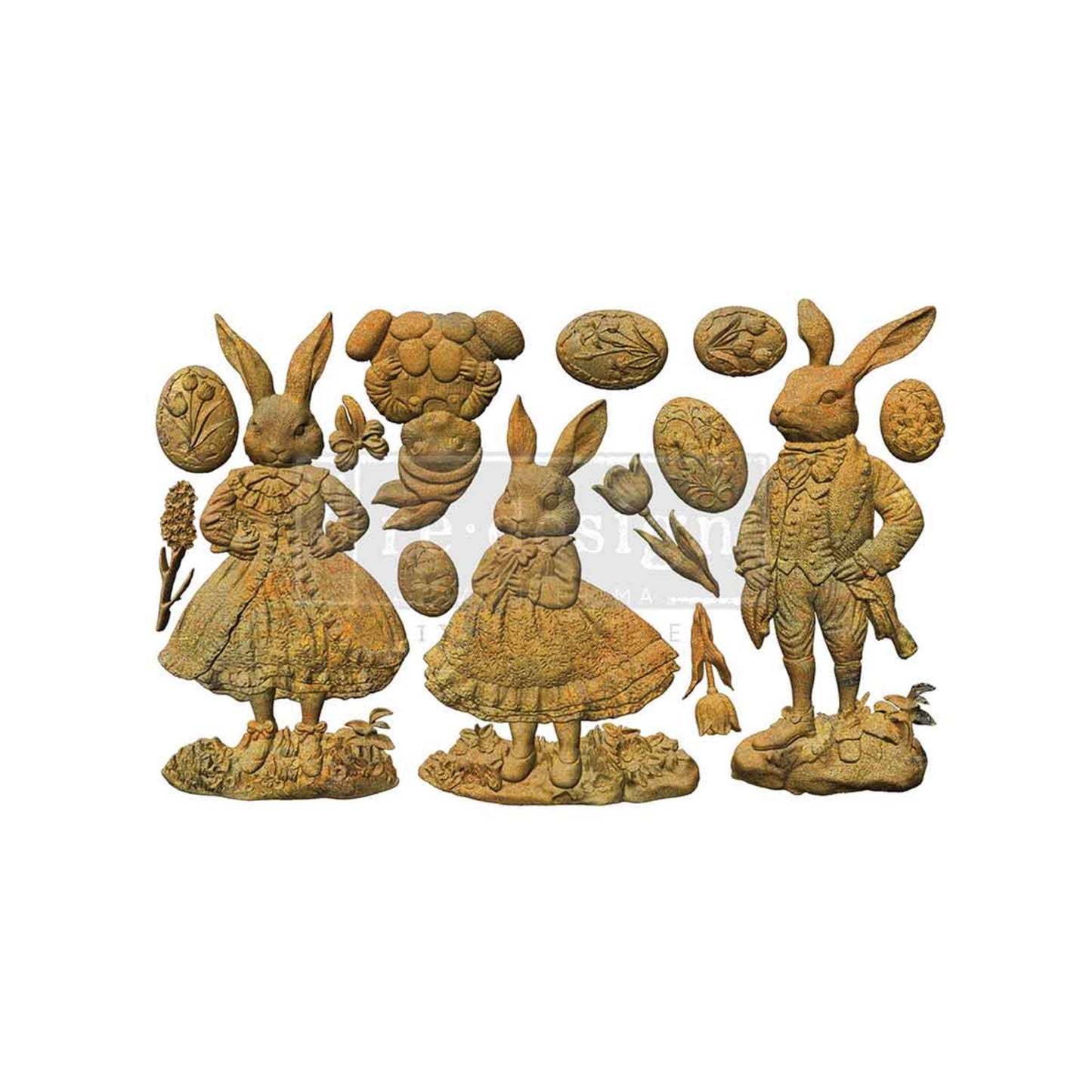 Decor Moulds Meadow Whispers silicone mold 5 x 8 inch by Redesign with Prima