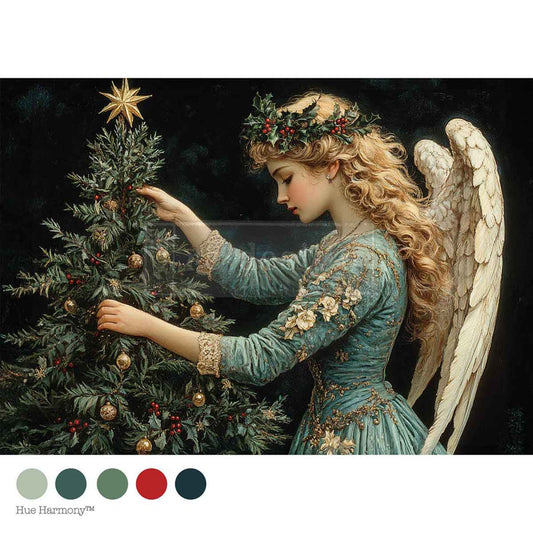 Merry & Majestic - A4 Decoupage - Redesign Decor Tissue Paper ~ Decoupage Paper for Furniture 8.27″x11.69″