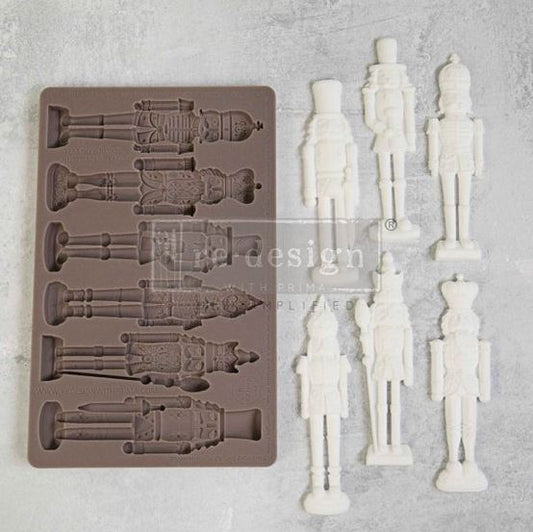 Nutcracker Magic Silicone Moulds® – Holiday Decor by Re·Design with Prima – 5″ x 8″ x 8mm
