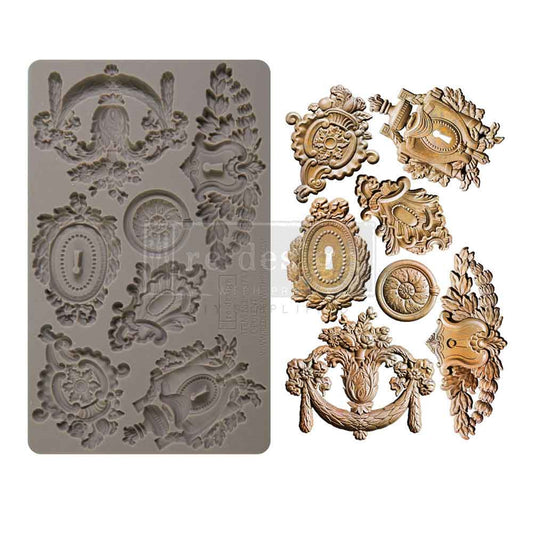 Opulent  – 8″x5″, 8mm thickness ~ Redesign Decor Moulds® Silicone Decor Mould - Furniture Decor Mould