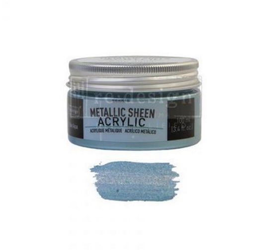 Metallic Sheen Redesign Acrylic Paint – Rare Aqua 100 ml