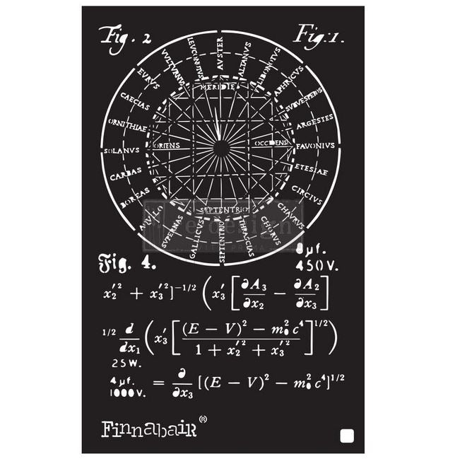 Rocket Science - Decor Stencils® – Redesign with Prima – 1 pc, sheet size 6″x9″