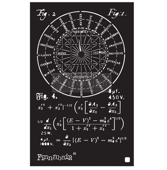 Rocket Science - Decor Stencils® – Redesign with Prima – 1 pc, sheet size 6″x9″