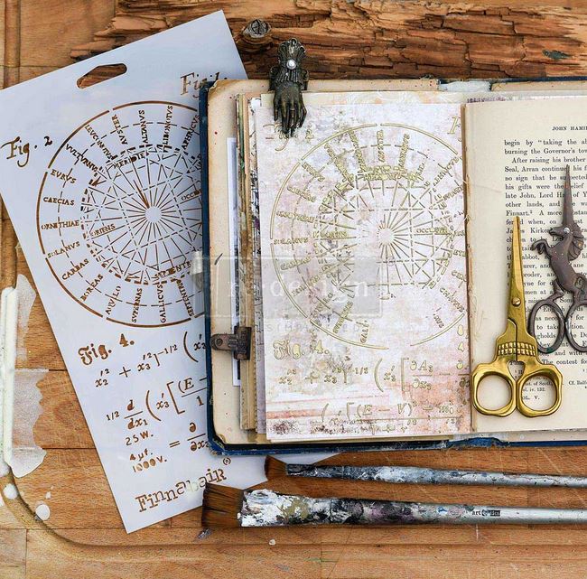 Rocket Science - Decor Stencils® – Redesign with Prima – 1 pc, sheet size 6″x9″