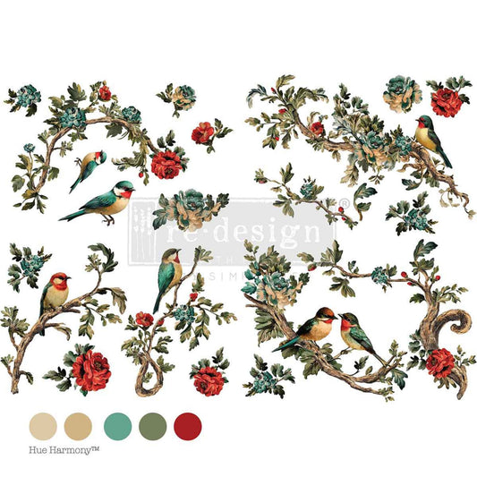 Rosette Aviary - Decor Transfers® Redesigns with Prima Furniture Transfers