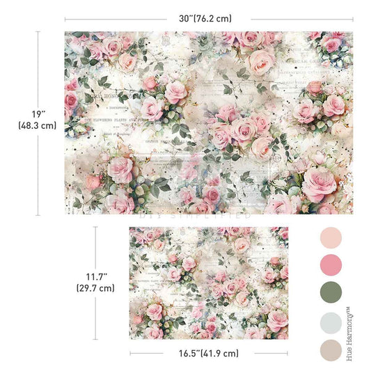 Double Delight Paper Sets Rosy Reverie ~ DÉCOUPAGE DÉCOR TISSUE PAPER