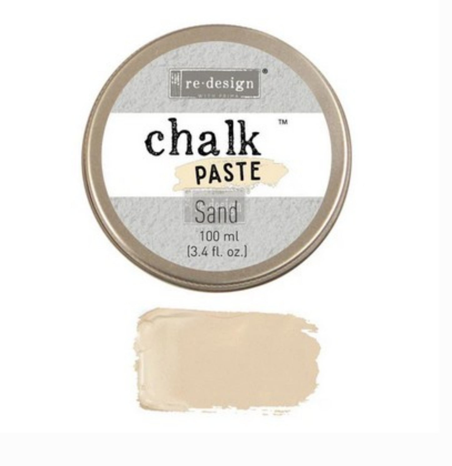 Redesign with Prima Chalk Paste 100 ml decorative texture paste for stenciling and mixed media projects