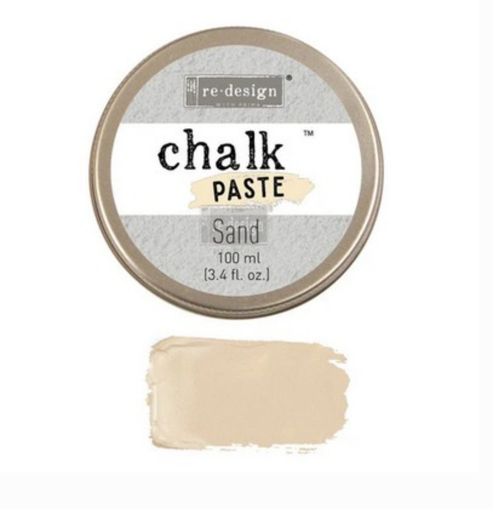 Redesign with Prima Chalk Paste 100 ml decorative texture paste for stenciling and mixed media projects