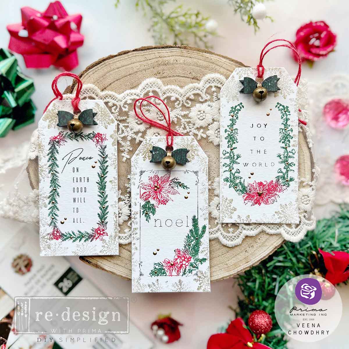 Redesign Decor Stamp – Santa’s Helper Tags – 8.5×11 sheet size