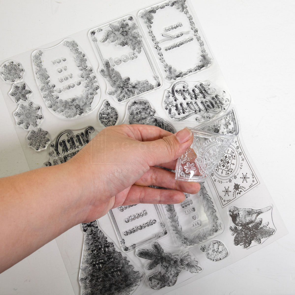 Redesign Decor Stamp – Santa’s Helper Tags – 8.5×11 sheet size