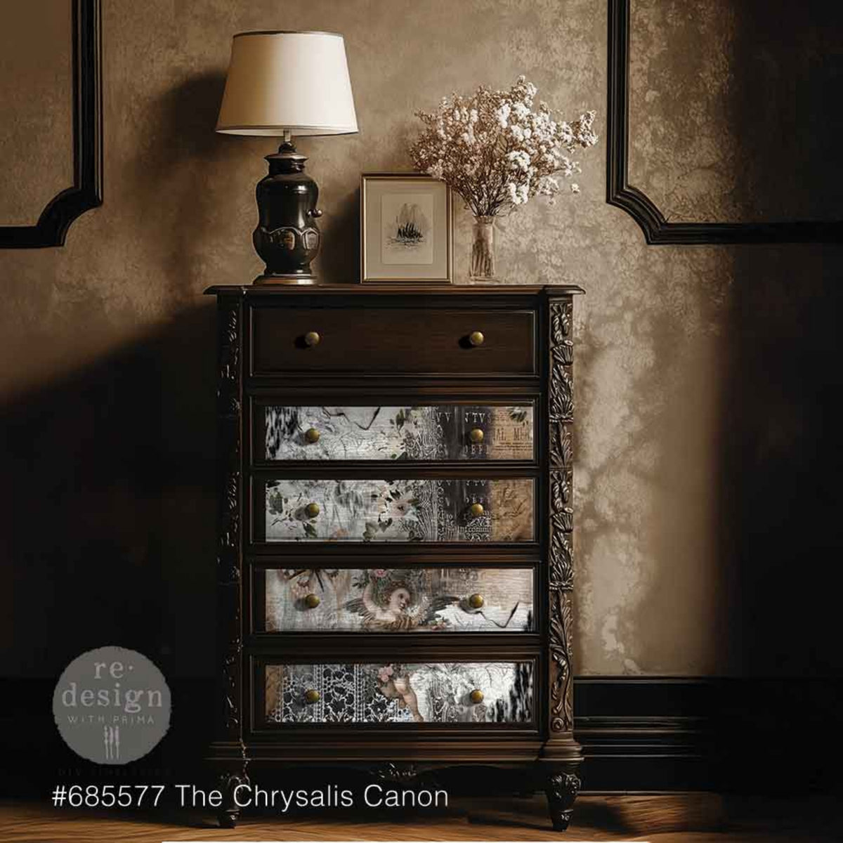 The Chrysalis Canon Decoupage Décor Fiber – 19.5″ x 30″