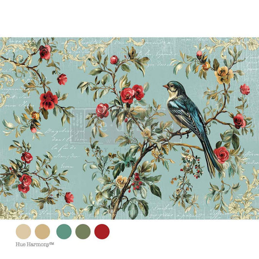 The Velvet Nest A1 Decoupage Fiber - Redesign Decor Tissue Paper ~ Decoupage Paper for Furniture 23.4" x 33.1″