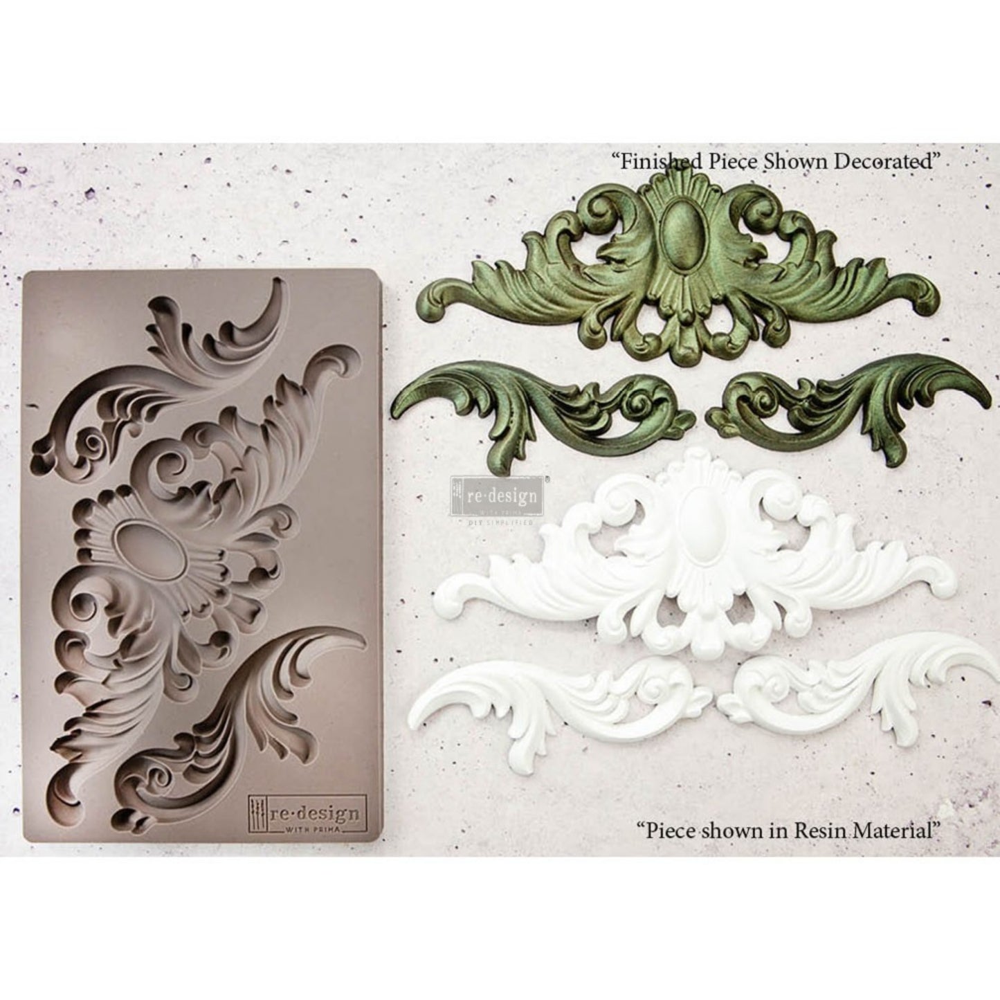 Thorton Medallion Décor Mould® – 5″X8″ Redesign with Prima®