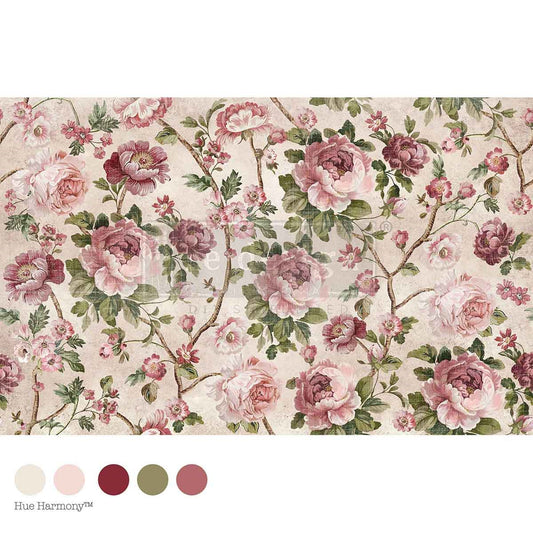 Kacha Timeless Blooms Floral Decoupage Paper – Re·Design with Prima