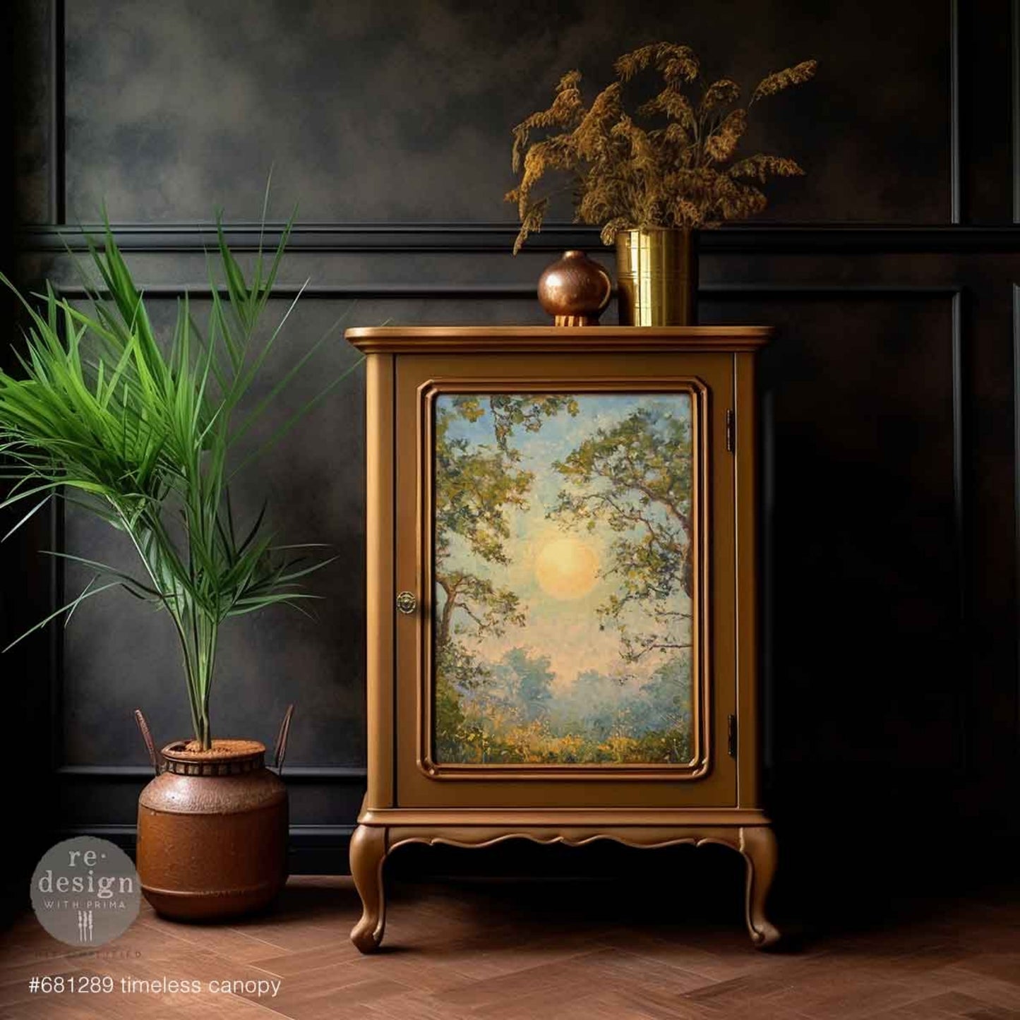 Timeless Canopy A3 Decoupage Fiber Sheet – Nature Inspired Furniture & Décor Paper