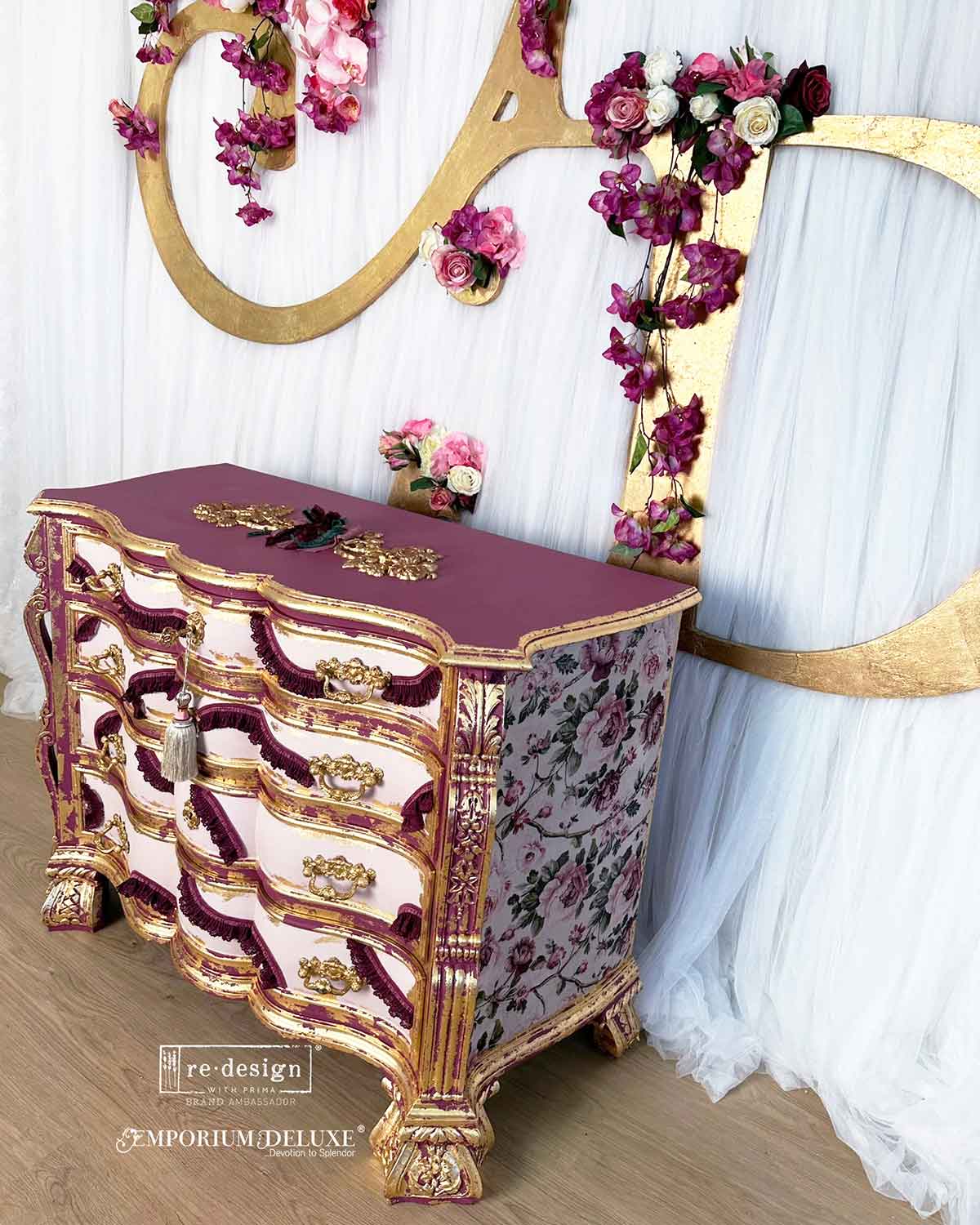 Kacha Timeless Blooms Floral Decoupage Paper – Re·Design with Prima