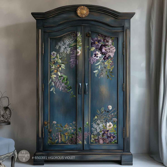 Vigorous Violet - Decor Transfers® Redesigns with Prima Furniture Transfers