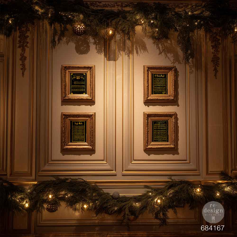 Middy Foil Transfers® KACHA – Yuletide Symphony – 2 Sheets, 8.5″ x 11″