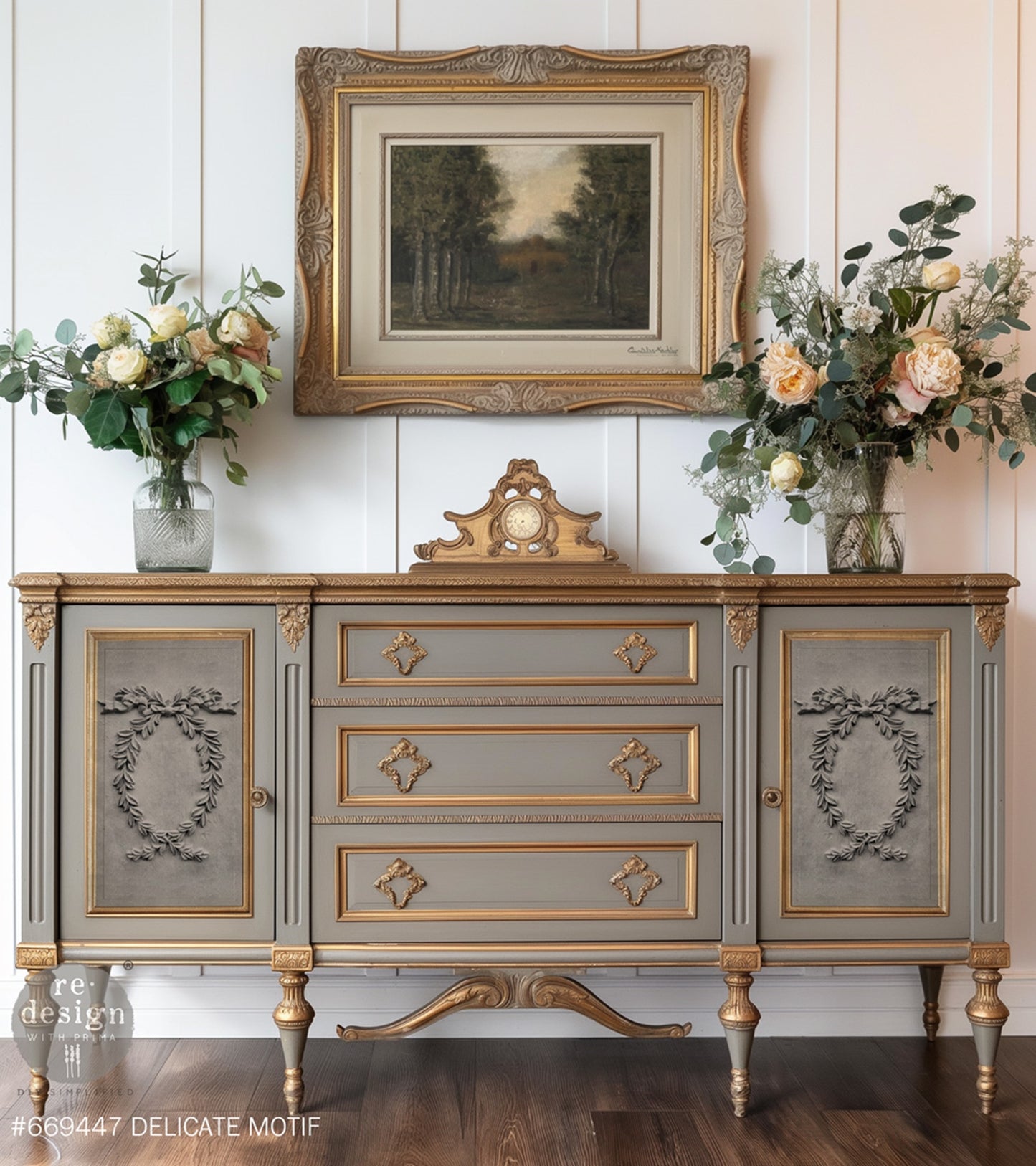 Delicate Motif Décor Poly® – 10″ x 7.9″