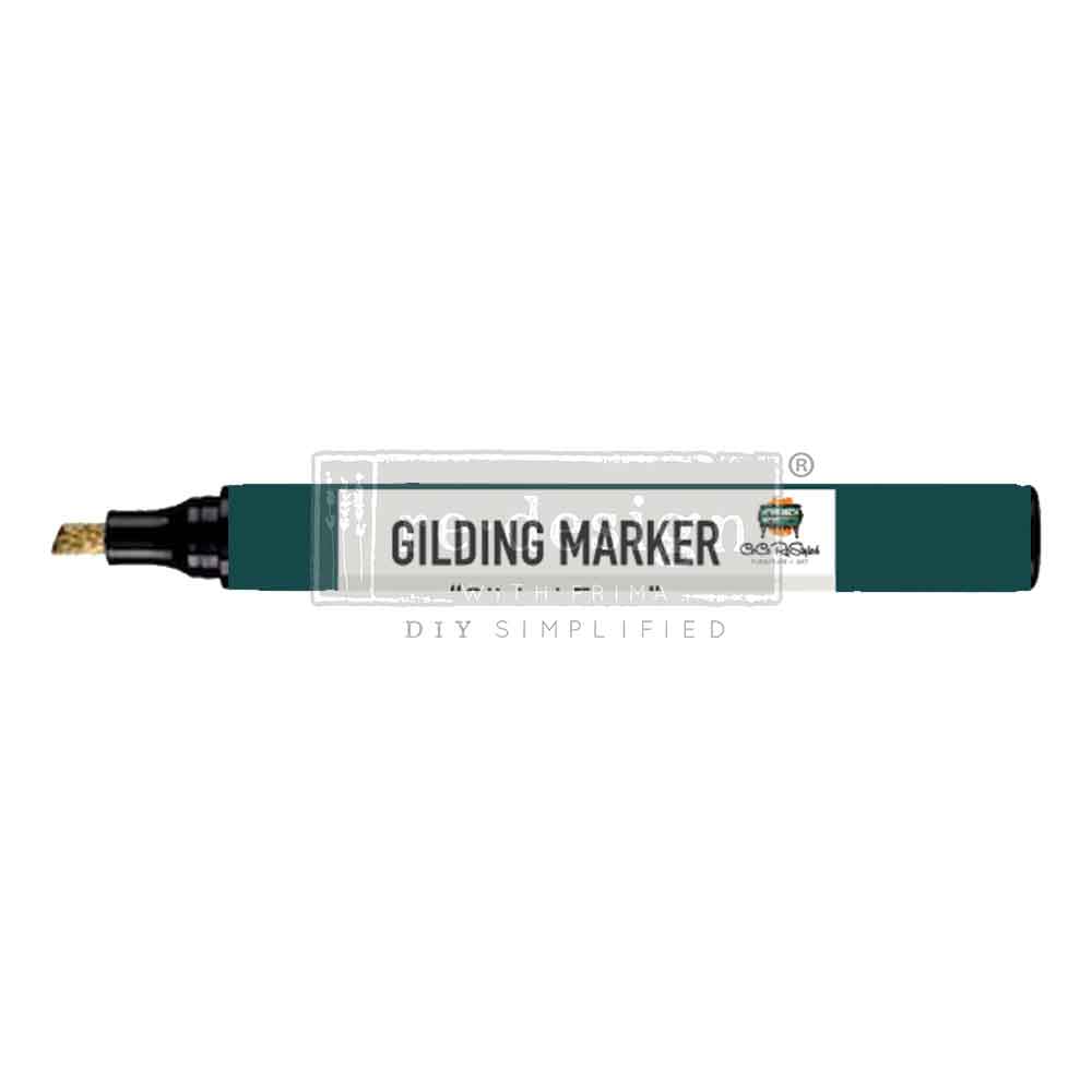 CeCe Gilding Marker – Metallic Gold Chisel Tip Pen | Re·Design with Prima