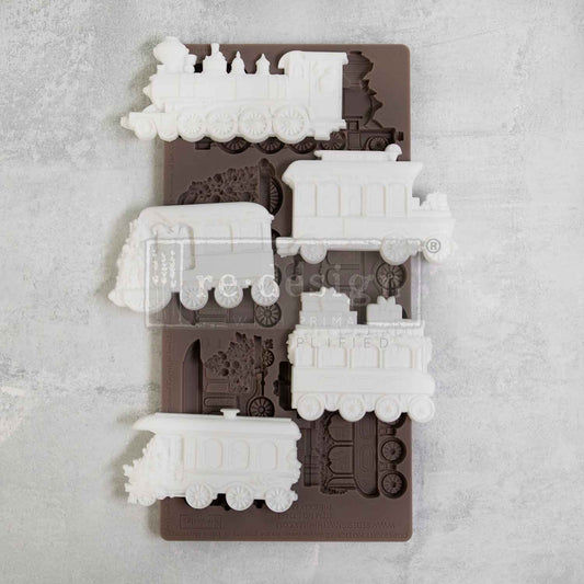 The Jolly Express Decor Moulds ~ Chistmas Mould ~ 1 pc, 5″x10″x8mm