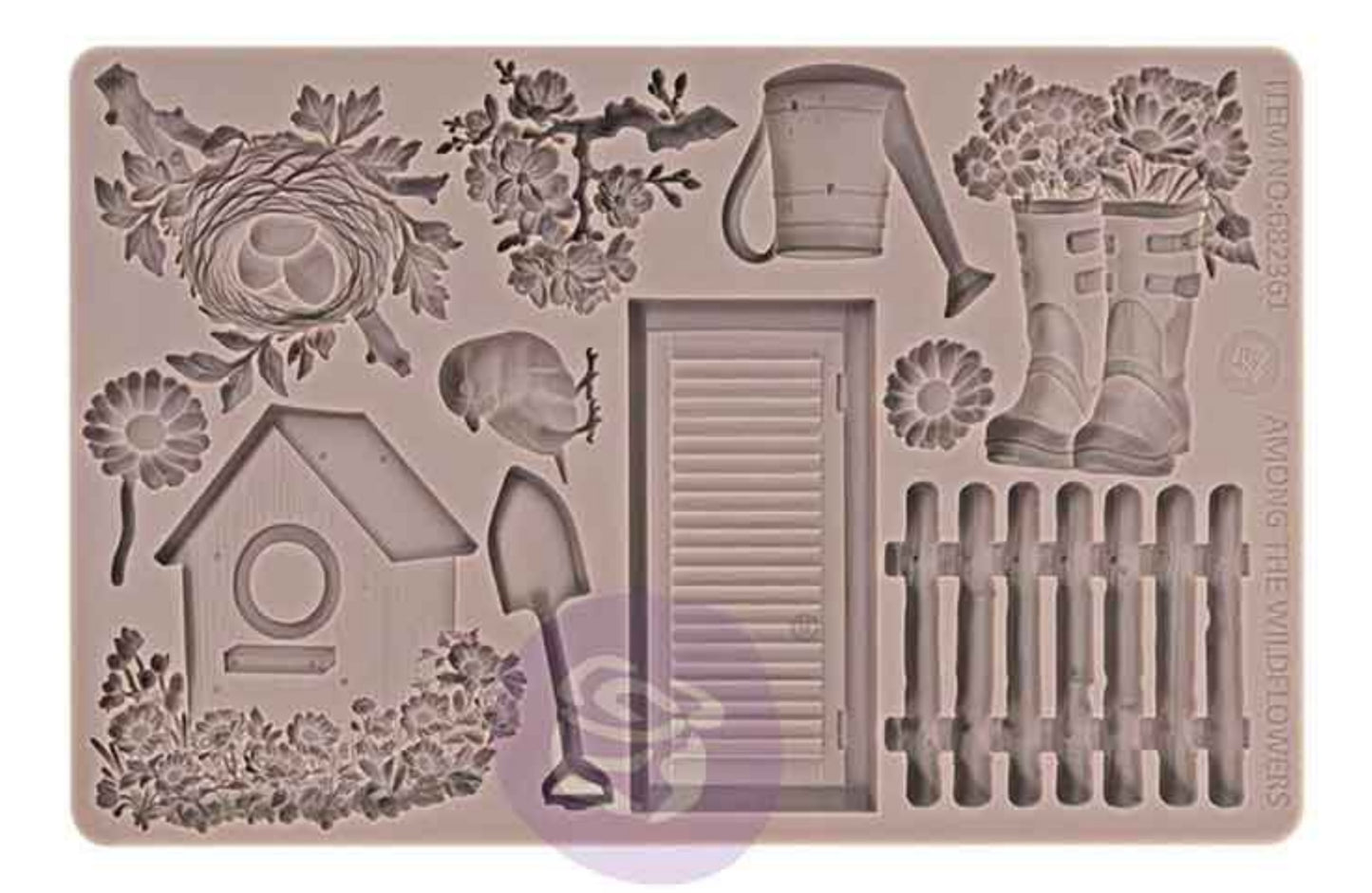 Spring Tales Décor Mould® – Among the Wildflowers Collection | Redesign with Prima® 5″x8″x8mm
