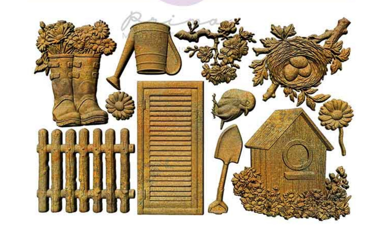 Spring Tales Décor Mould® – Among the Wildflowers Collection | Redesign with Prima® 5″x8″x8mm