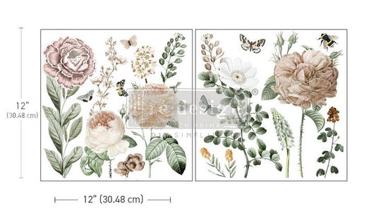 New An Afternoon In The Garden - Maxi Decor Transfers®