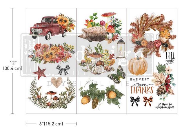 Autumn Essentials - Mini Decor Transfers®