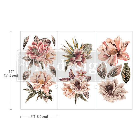 Exotica – Tropical Floral Décor Transfer - Mini Decor Transfers®