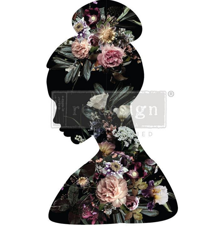 Floral Silhouette  ~ Decor Transfers®